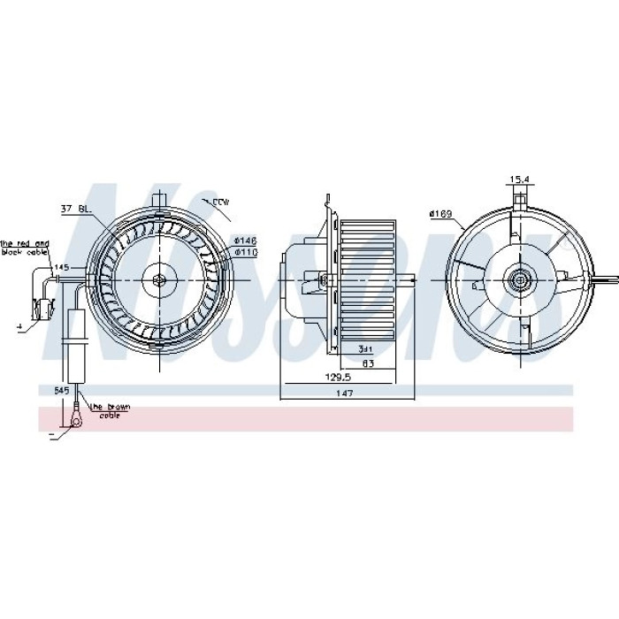 Nissens Innenraumgebläse 87404 Nissens Innenraumgebläse 87404