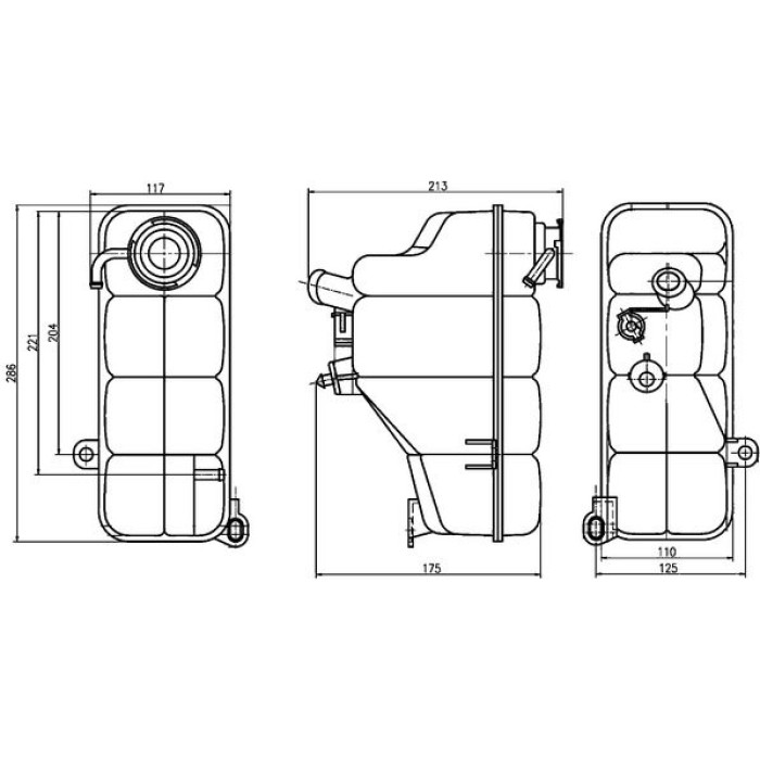 MAHLE Ausgleichsbehälter, Kühlmittel CRT 123 000S MAHLE Ausgleichsbehälter, Kühlmittel CRT 123 000S