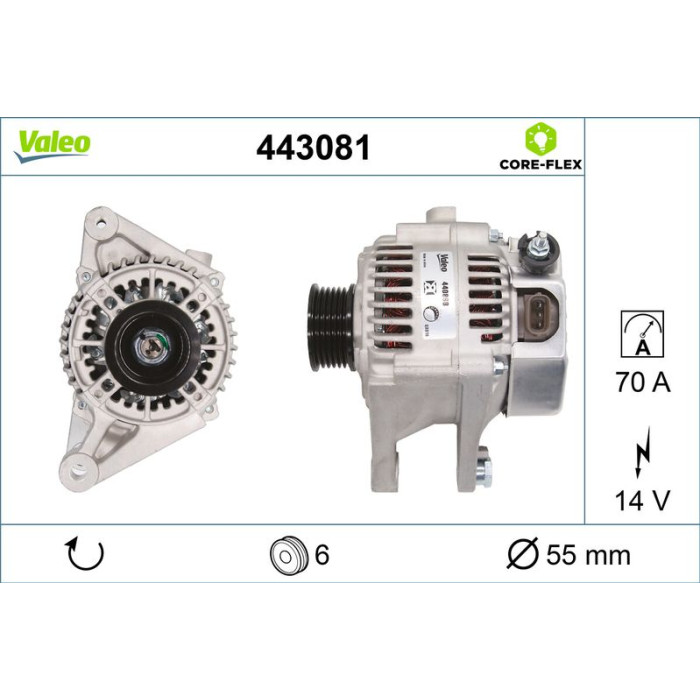 Valeo Lichtmaschine 443081 Valeo Lichtmaschine 443081