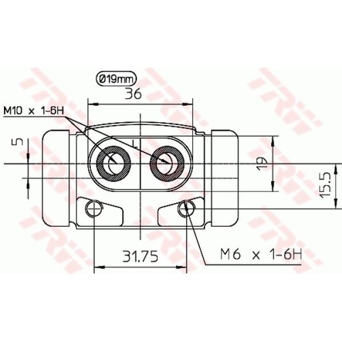 TRW Radbremszylinder BWD195 TRW Radbremszylinder BWD195
