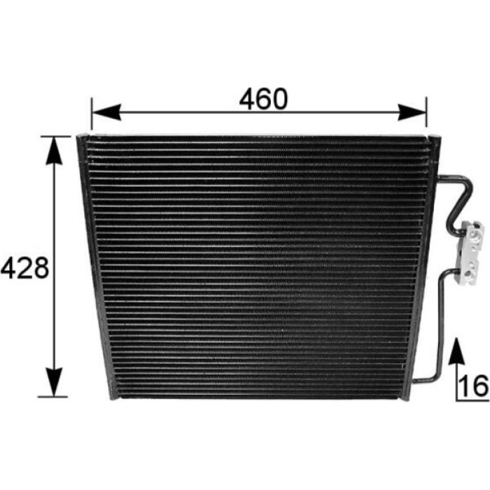 Kondensator, Klimaanlage AC 154 001S Kondensator, Klimaanlage AC 154 001S