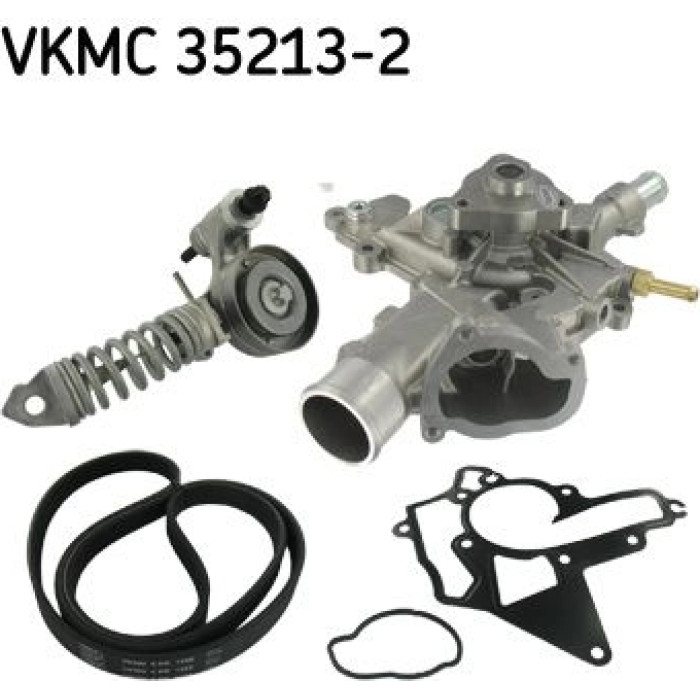 SKF Keilrippenriemensatz mit Wasserpumpe VKMC 35213-2 SKF Keilrippenriemensatz mit Wasserpumpe VKMC 35213-2