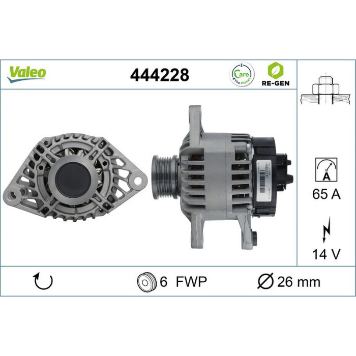 Valeo Lichtmaschine 444228