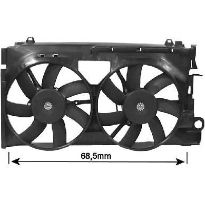 Van Wezel Kühlerlüfter 0936749 Van Wezel Kühlerlüfter 0936749