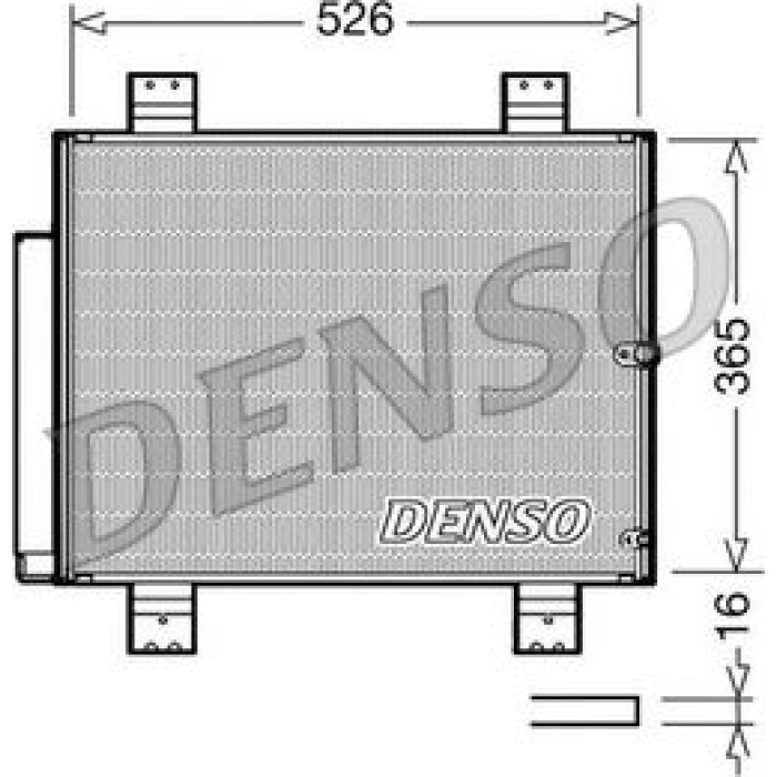 Denso Klimakondensator DCN35002 Denso Klimakondensator DCN35002
