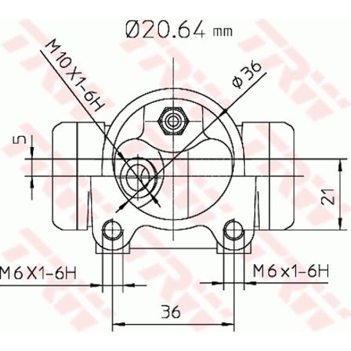 TRW Radbremszylinder BWF282 TRW Radbremszylinder BWF282