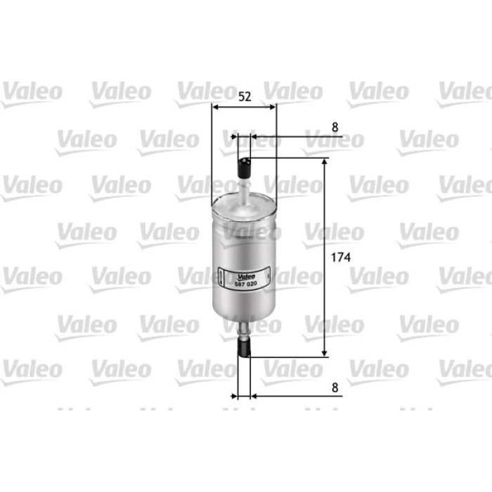 Valeo Kraftstofffilter 587020 Valeo Kraftstofffilter 587020