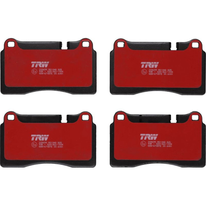 TRW Bremsbelagsatz VW Touareg 3.0-6.0 04- Dtec Cotec GDB1670DTE TRW Bremsbelagsatz VW Touareg 3.0-6.0 04- Dtec Cotec GDB1670DTE