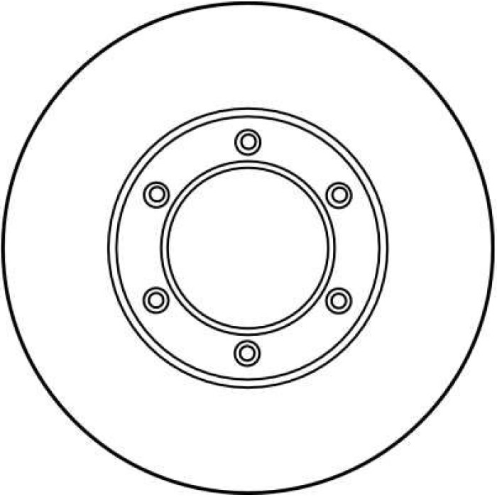 TRW Bremsscheibe Renault Master 80-98 DF1012 TRW Bremsscheibe Renault Master 80-98 DF1012