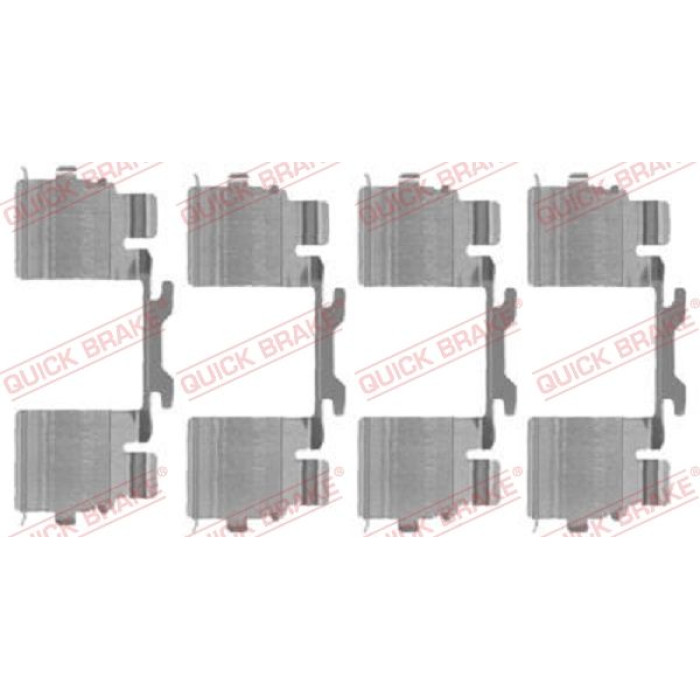 Quick Brake Montagesatz für Bremsbeläge 109-1725 Quick Brake Montagesatz für Bremsbeläge 109-1725