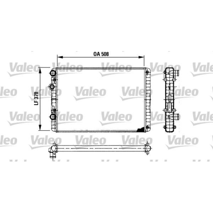 Valeo Motorkühler 730954