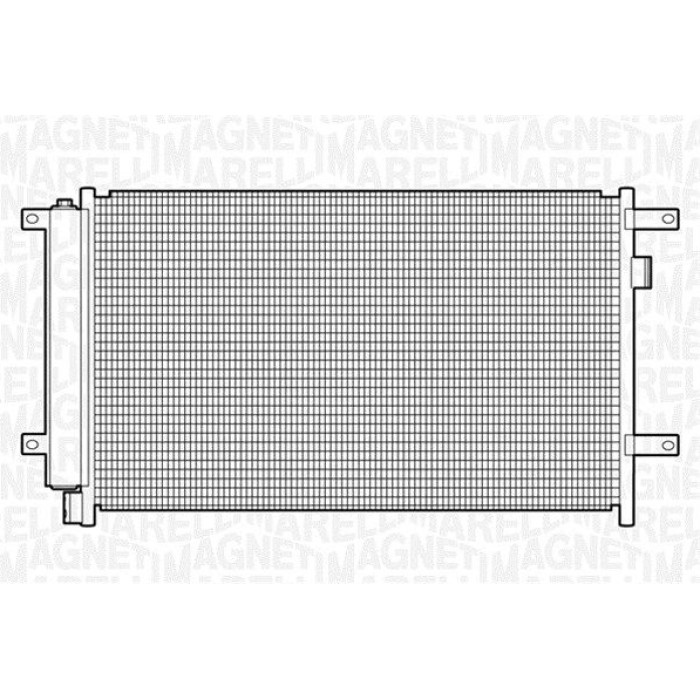 Magneti Marelli Klimakondensator 350203347000 Magneti Marelli Klimakondensator 350203347000