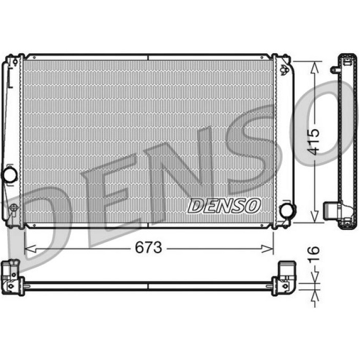 Denso Motorkühler DRM50051 Denso Motorkühler DRM50051