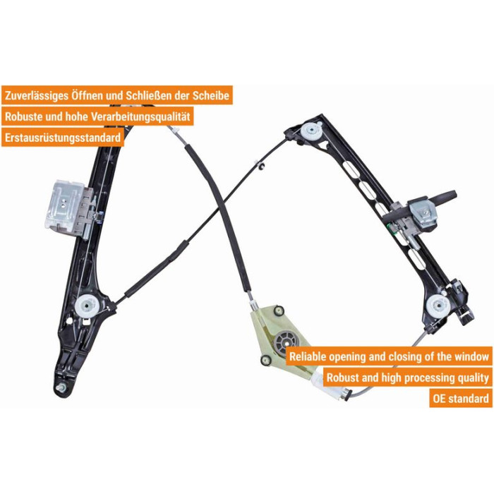 VAICO V10-8755 Fensterheber vorne rechts, elektrisch, ohne Motor VAICO V10-8755 Fensterheber vorne rechts, elektrisch, ohne Motor