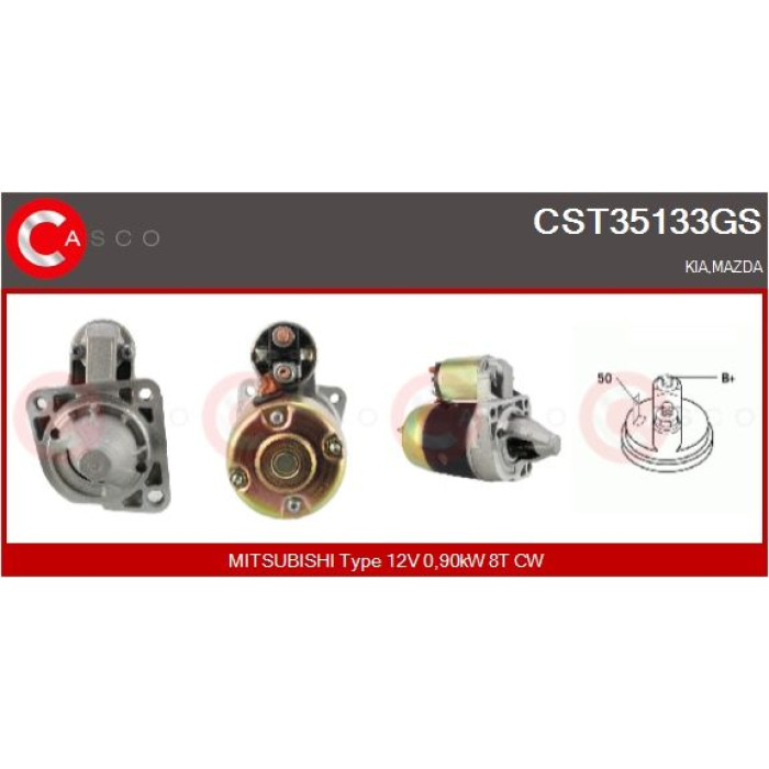 CASCO Anlasser CST35133GS CASCO Anlasser CST35133GS