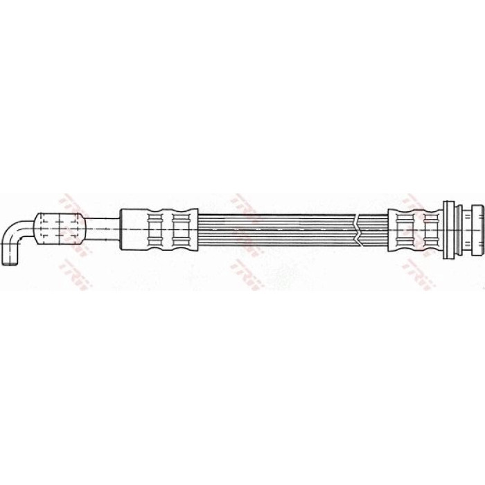 TRW Bremsschlauch Hinterachse PHD424 TRW Bremsschlauch Hinterachse PHD424
