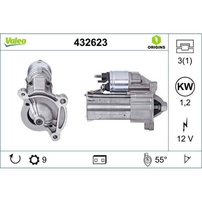 Valeo Anlasser 432623 Valeo Anlasser 432623