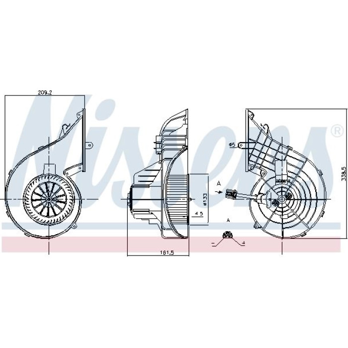Nissens Innenraumgebläse LKW 87751 Nissens Innenraumgebläse LKW 87751