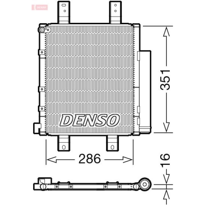 Denso Klimakondensator DCN35005 Denso Klimakondensator DCN35005