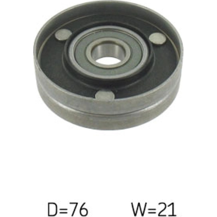 SKF Keilrippenriemen-Umlenkrolle VKM 31017 SKF Keilrippenriemen-Umlenkrolle VKM 31017
