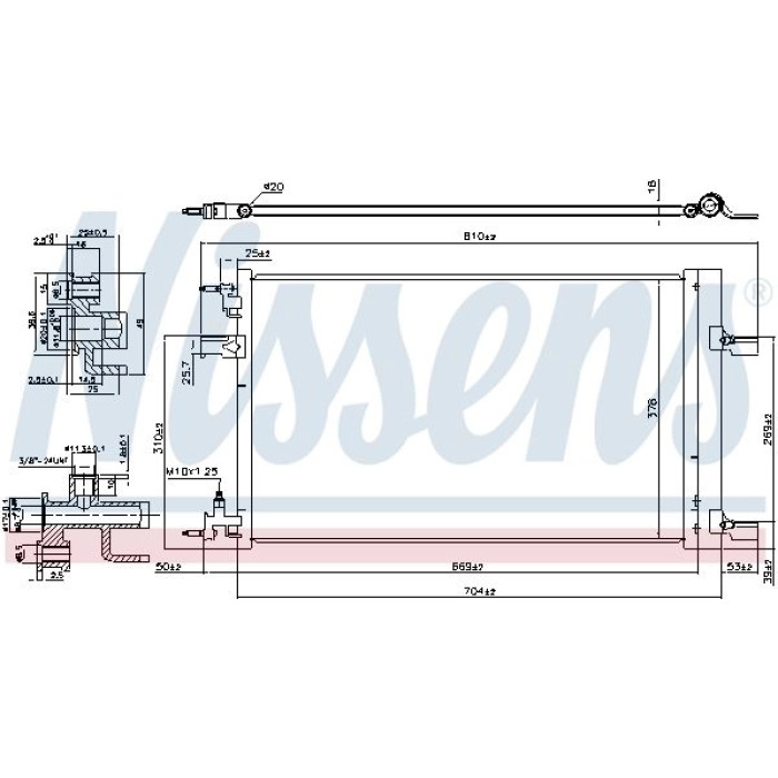 Nissens Klimakondensator PKW 940533