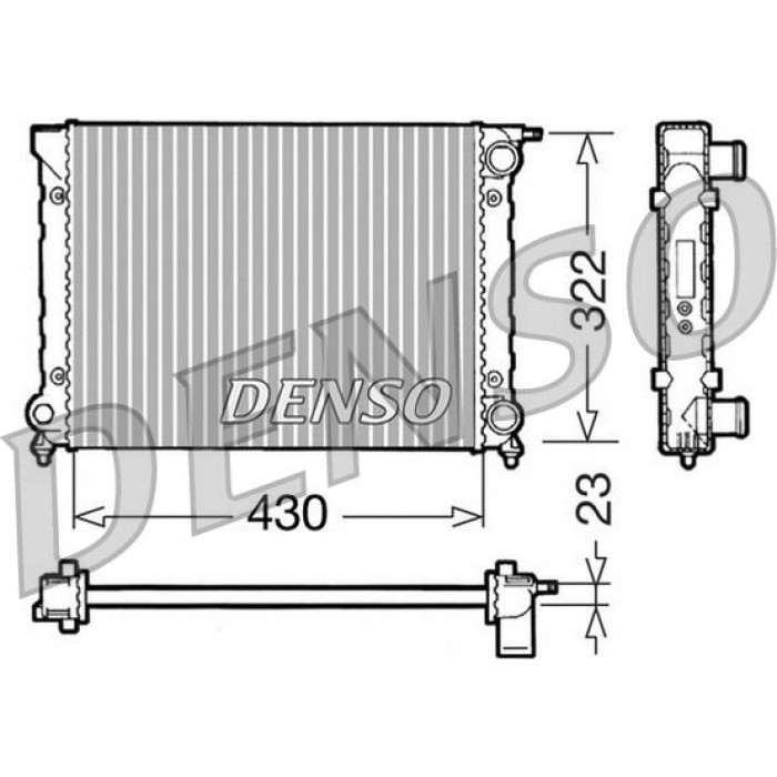 Denso Motorkühler DRM32004 Denso Motorkühler DRM32004