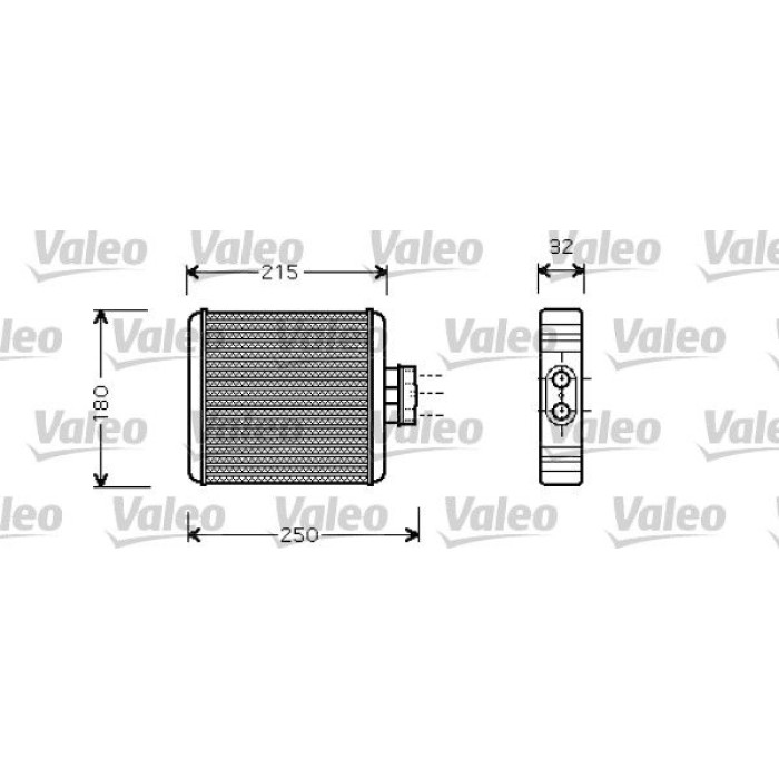 Valeo Wärmetauscher 812323 Valeo Wärmetauscher 812323