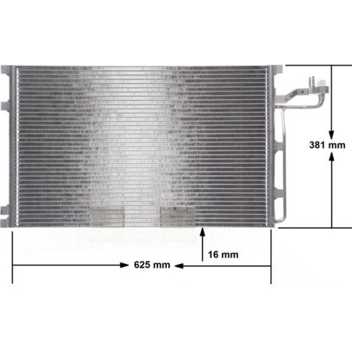 Kondensator, Klimaanlage AC 551 001S Kondensator, Klimaanlage AC 551 001S