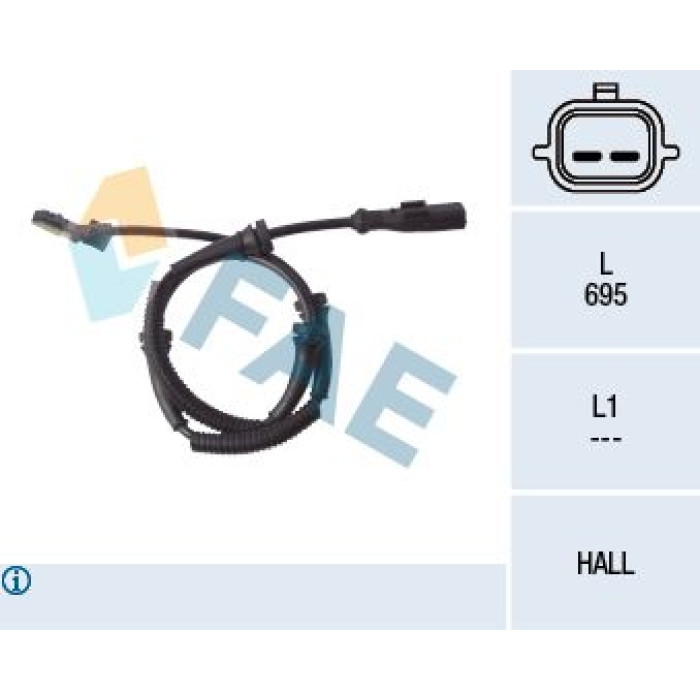 FAE Sensor, Raddrehzahl 78124 FAE Sensor, Raddrehzahl 78124