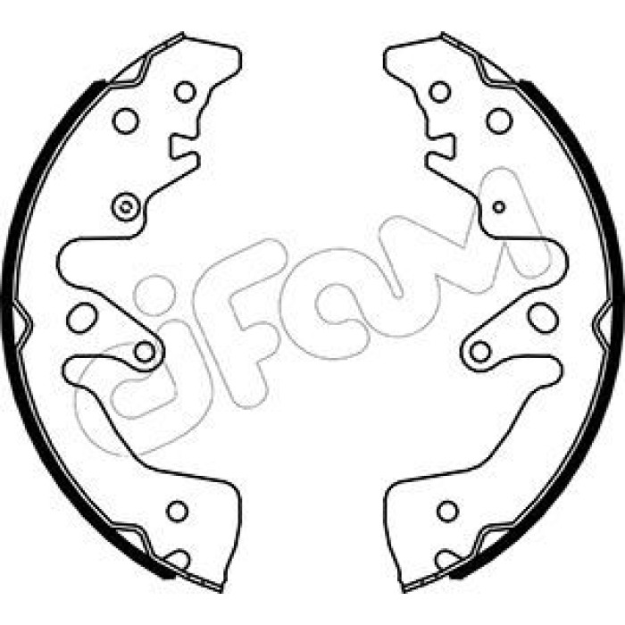 153-516 CIFAM Bremsbackensatz 153-516 153-516 CIFAM Bremsbackensatz 153-516