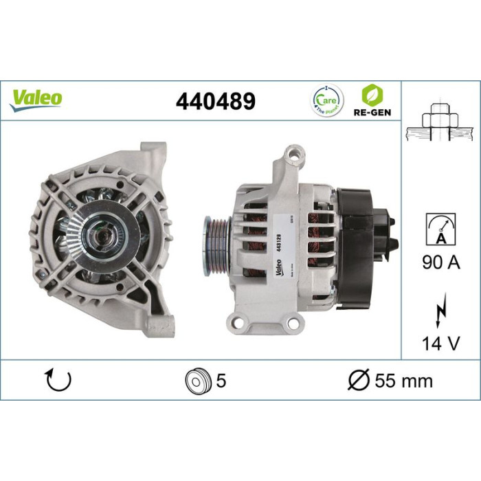 Valeo Lichtmaschine 440489 Valeo Lichtmaschine 440489