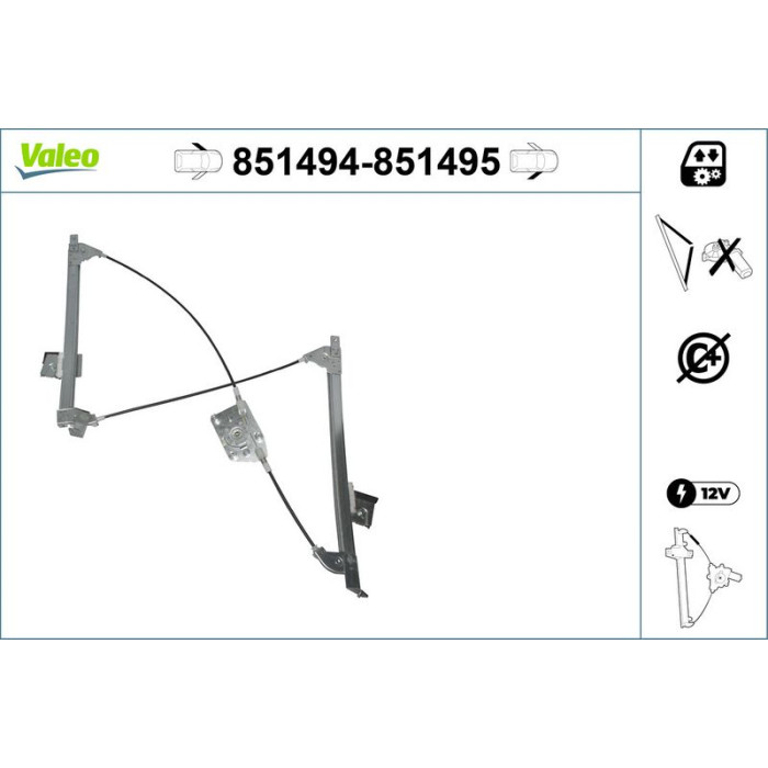 Valeo Fensterheber 851494 Valeo Fensterheber 851494