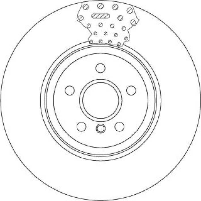 TRW Bremsscheibe BMW 3/4 11 DF6605S TRW Bremsscheibe BMW 3/4 11 DF6605S