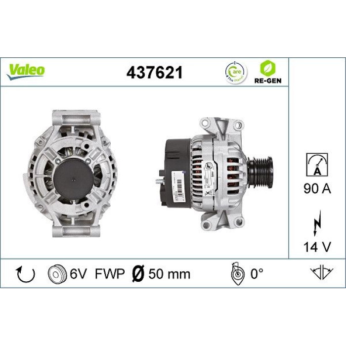 Valeo Lichtmaschine 437621 Valeo Lichtmaschine 437621