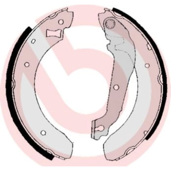 BREMBO Bremsbackensatz S 24 509 BREMBO Bremsbackensatz S 24 509
