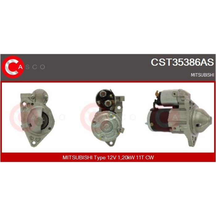 CASCO Anlasser CST35386AS CASCO Anlasser CST35386AS
