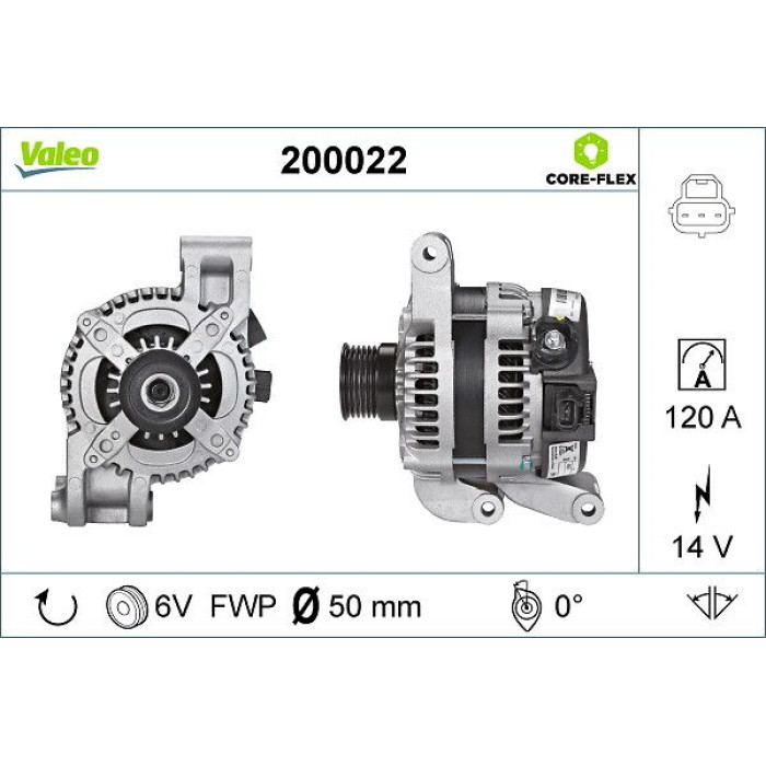 Valeo Lichtmaschine 200022 Valeo Lichtmaschine 200022
