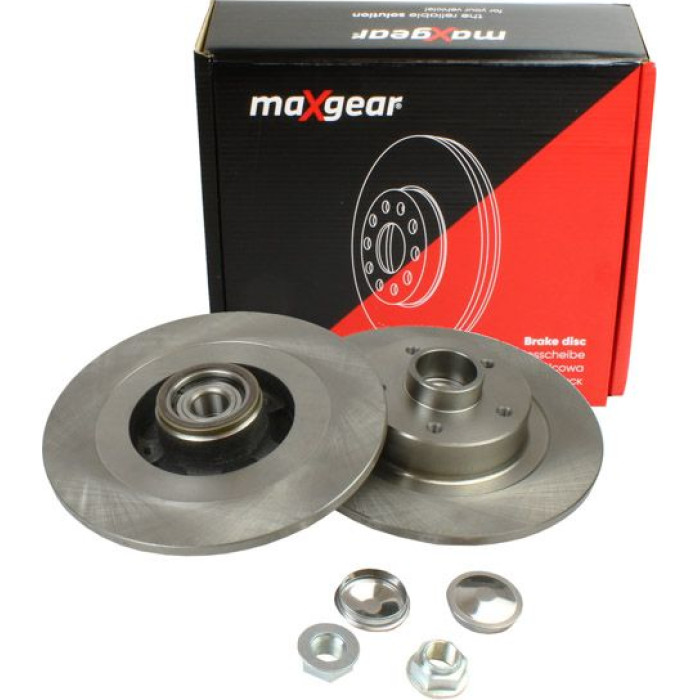 MAXGEAR Bremsscheibe 19-2744 Renault Grand Scenic ab 2009 2.0 dCi, komplett mit Radlager und ABS-Ring MAXGEAR Bremsscheibe 19-2744 Renault Grand Scenic ab 2009 2.0 dCi, komplett mit Radlager und ABS-Ring