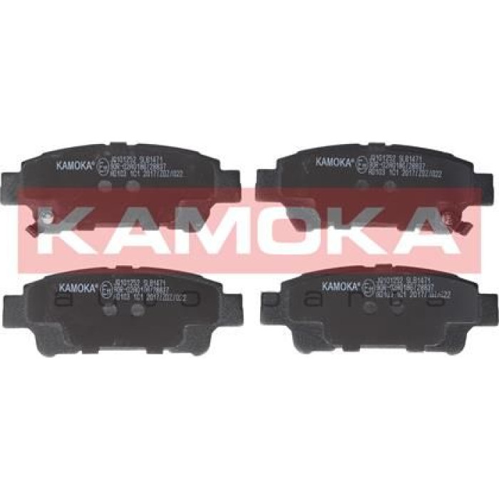 JQ101252 Kamoka Bremsbelagsatz JQ101252 JQ101252 Kamoka Bremsbelagsatz JQ101252