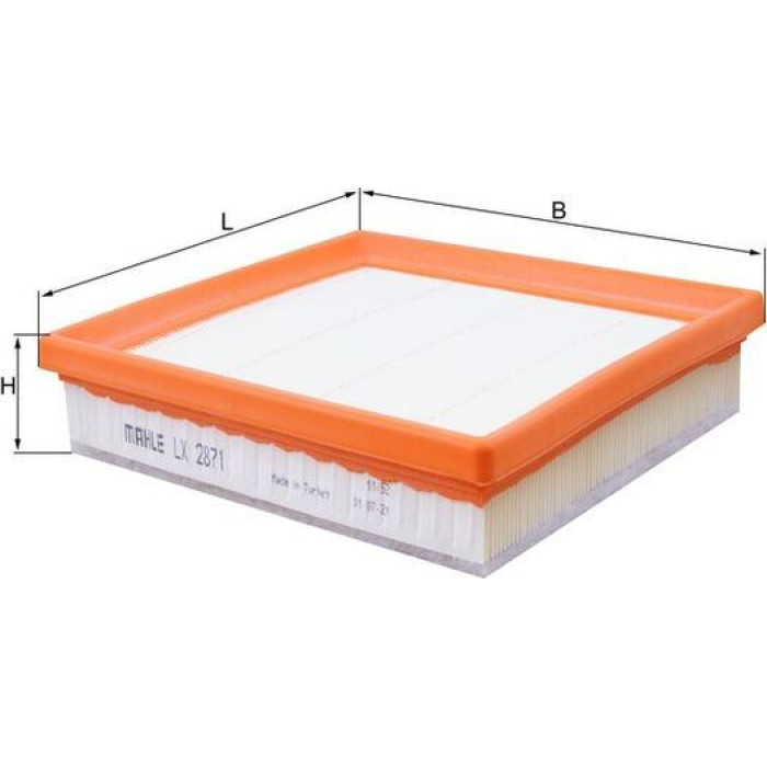 MAHLE Luftfilter LX 2871 MAHLE Luftfilter LX 2871