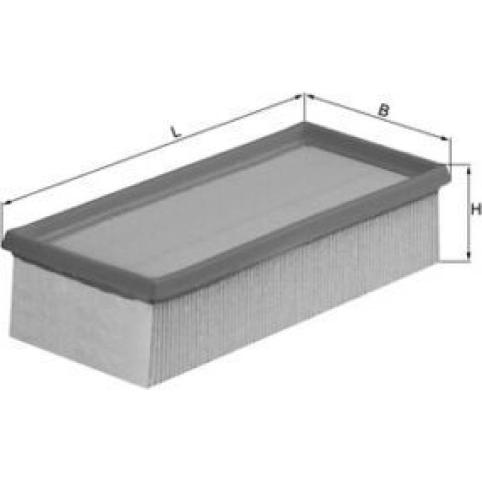 MAHLE Luftfilter LX 1008/1 MAHLE Luftfilter LX 1008/1