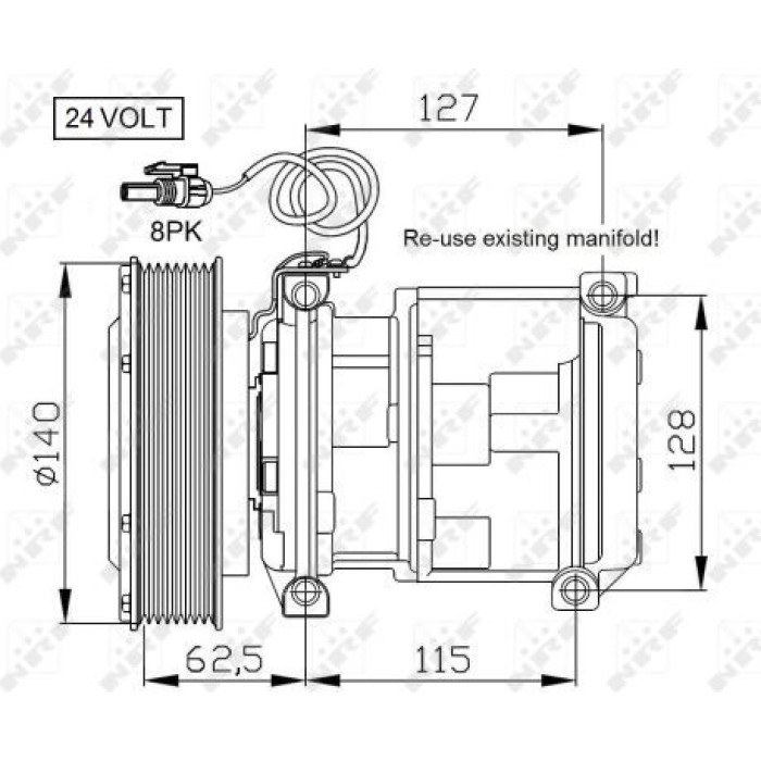 NRF Kompressor 32662