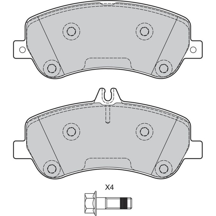 Valeo Bremsbelagsatz 601389 Valeo Bremsbelagsatz 601389