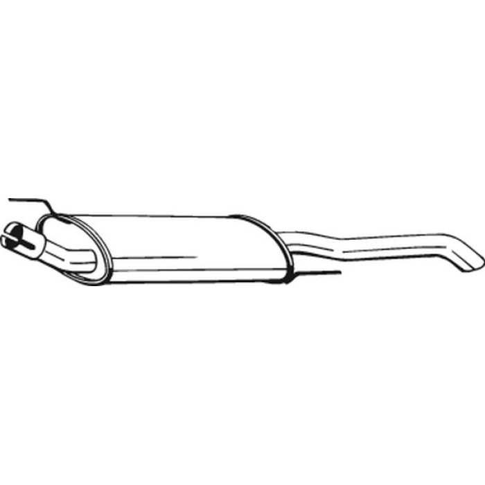 Bosal Schalldämpfer 233-697 Bosal Schalldämpfer 233-697