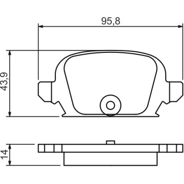 Bosch Bremsbelagsatz 0 986 494 340 Bosch Bremsbelagsatz 0 986 494 340