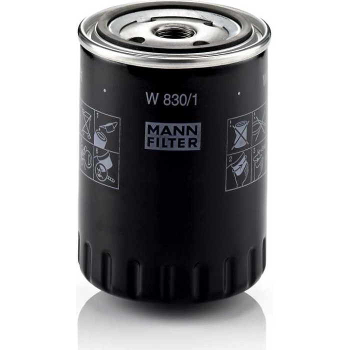 MANN-FILTER Ölfilter W 830/1 MANN-FILTER Ölfilter W 830/1