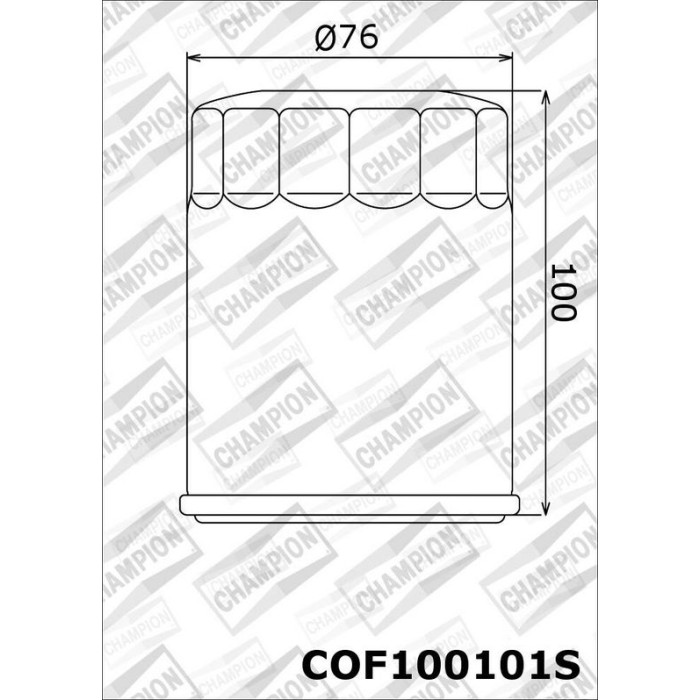 Champion Ölfilter COF100101S Champion Ölfilter COF100101S