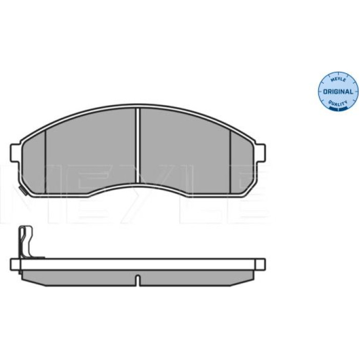 MEYLE Bremsbelagsatz Kia Carnival 99-/Pregio 02-/K2700 Mit Sensor 025 236 4916/W MEYLE Bremsbelagsatz Kia Carnival 99-/Pregio 02-/K2700 Mit Sensor 025 236 4916/W