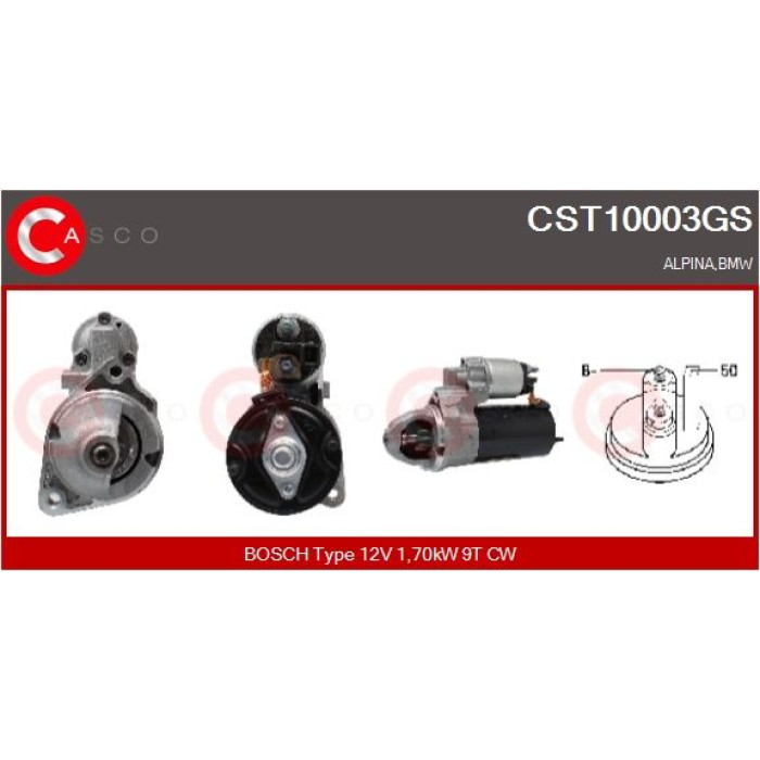 CASCO Anlasser CST10003GS CASCO Anlasser CST10003GS