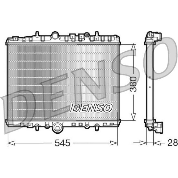 Denso Motorkühler DRM07056 Denso Motorkühler DRM07056